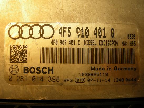 Блок управления двигателем (ECU) AUDI, VW 4F5910401Q