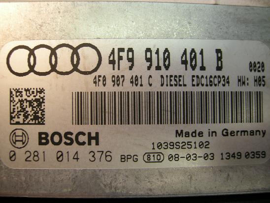 Блок управления двигателем AUDI, VW 4F9910401B