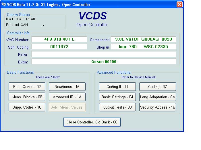 Блок управления двигателем (ECU) AUDI, VW 4F9910401L