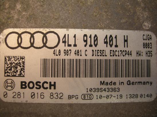 Блок управления двигателем (ECU) AUDI, VW 4L0907401C