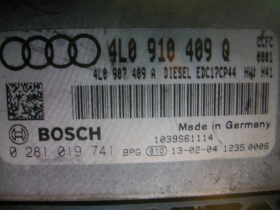 Блок управления двигателем (ECU) AUDI, VW 4L0907409A