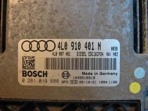 Блок управления двигателем AUDI, VW 4L0910401N