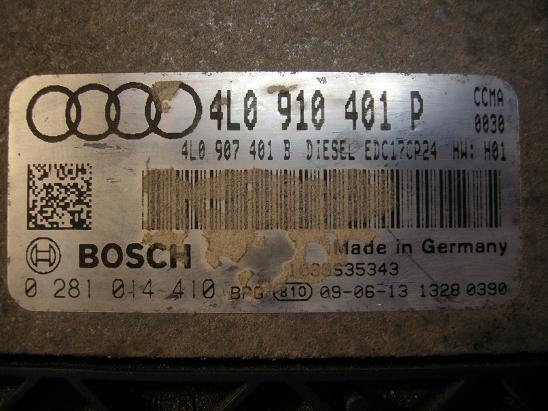 Блок управления двигателем (ECU) AUDI, VW 4L0910401P