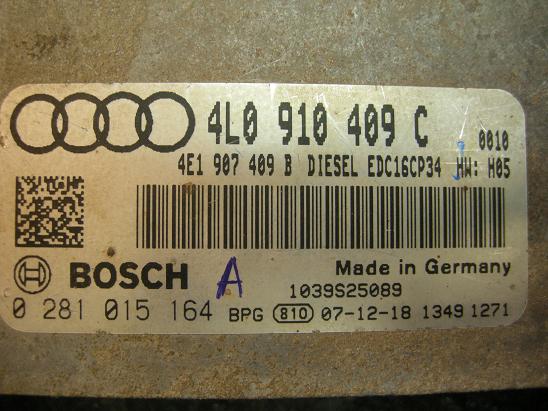 Блок управления двигателем AUDI, VW 4L0910409C