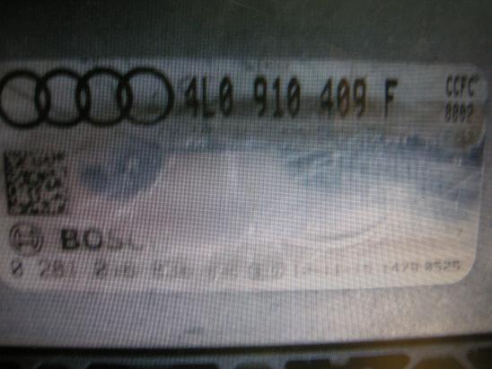 Блок управления двигателем (ECU) AUDI, VW 4L0910409F
