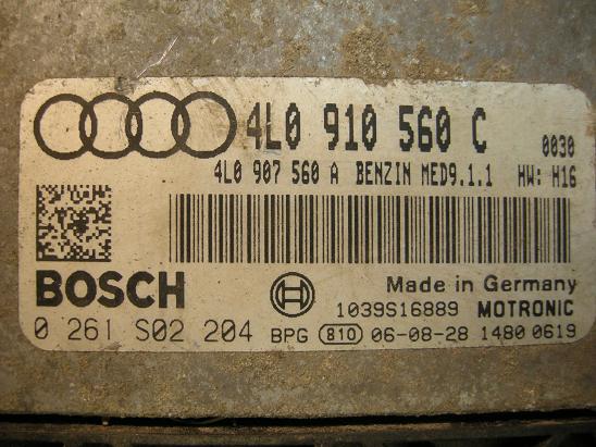Блок управления двигателем AUDI, VW 4L0910560C