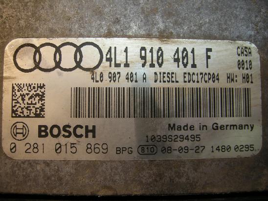 Блок управления двигателем (ECU) AUDI, VW 4L1910401F