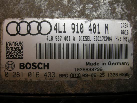 Блок управления двигателем (ECU) AUDI, VW 4L1910401N