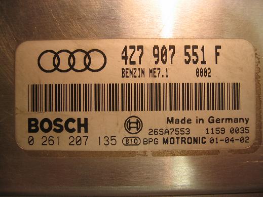 Блок управления двигателем AUDI, VW 4Z7907551F