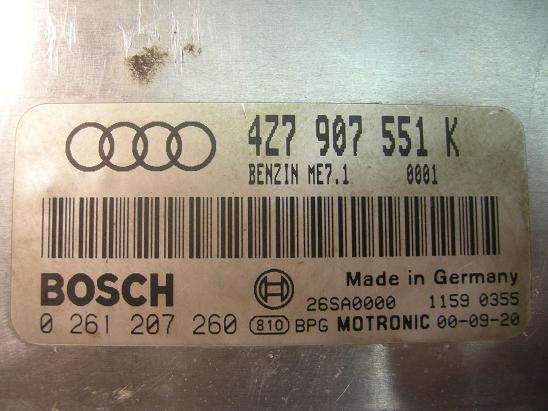 Блок управления двигателем AUDI, VW 4Z7907551K