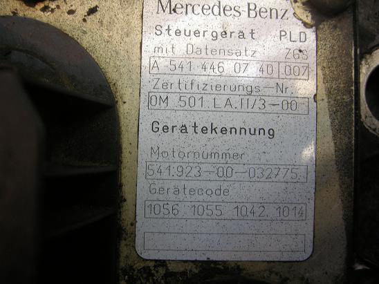 Блок управления двигателем Mercedes 5414460740