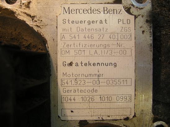 Блок управления двигателем Mercedes 5414462740