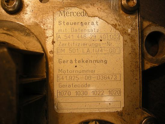 Блок управления двигателем (ECU)Mercedes 5414462940
