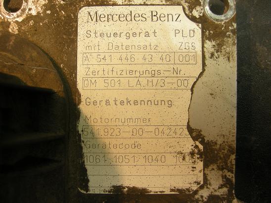 Блок управления двигателем (ECU) Mercedes 5414464340