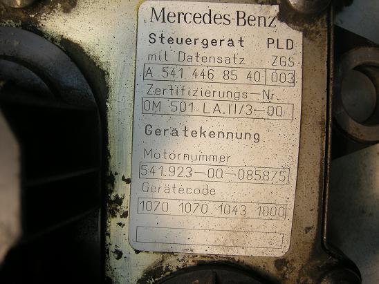 Блок управления двигателем (ECU) Mercedes 5414468540