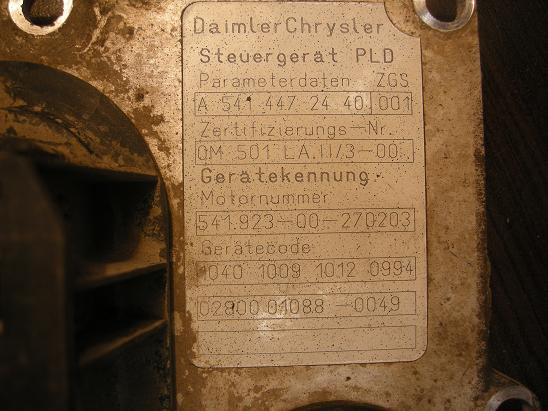 Блок управления двигателем (ECU) Mercedes 5414472440