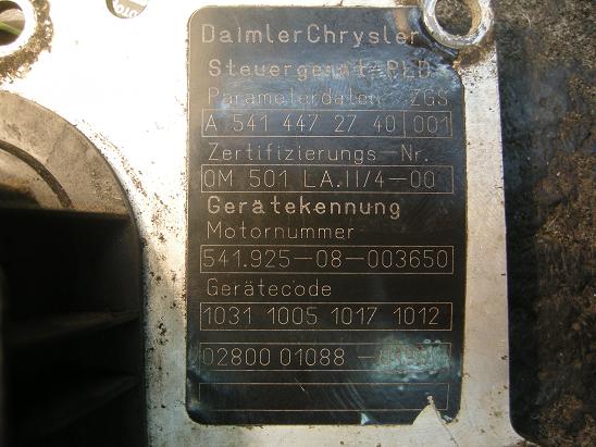 Блок управления двигателем Mercedes 5414472740