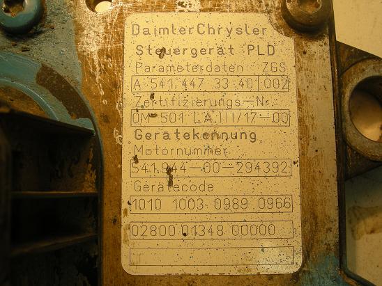 Блок управления двигателем (ECU) Mercedes 5414473340