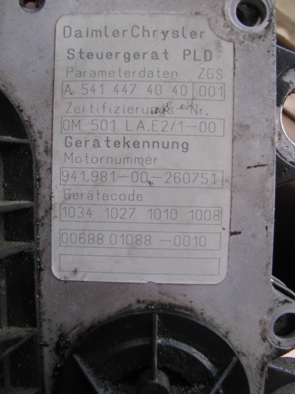 Блок управления двигателем (ECU) Mercedes 5414474040