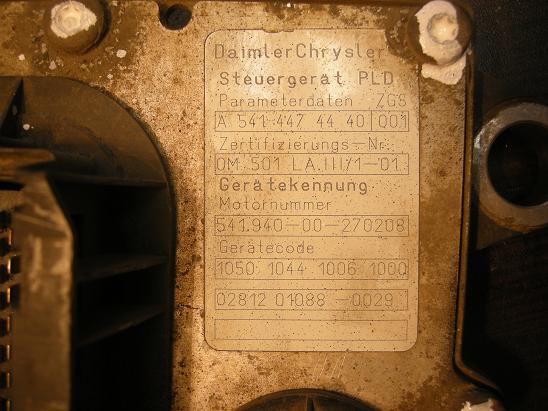 Блок управления двигателем (ECU) Mercedes 5414474440