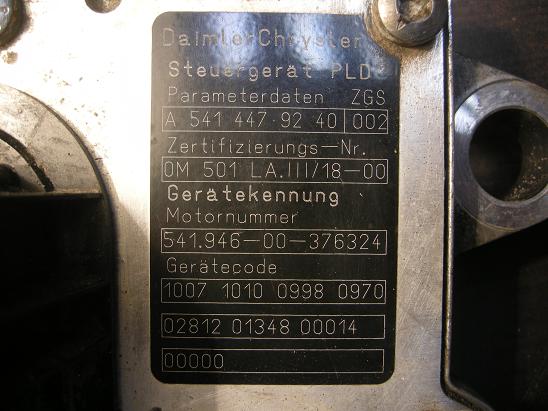Блок управления двигателем (ECU)Mercedes 5414479240