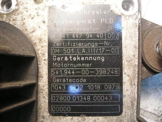 Блок управления двигателем (ECU) Mercedes 5414479440