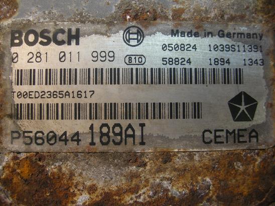 Блок управления двигателем (ECU) Mercedes 56044189AI