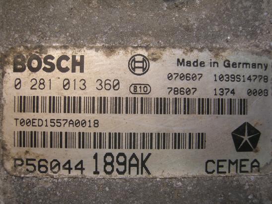 Блок управления двигателем (ECU) Mercedes 56044189AK