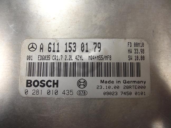Блок управления двигателем Mercedes 6111530179