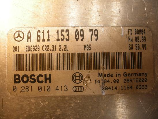 Блок управления двигателем (ECU) Mercedes 6111530979