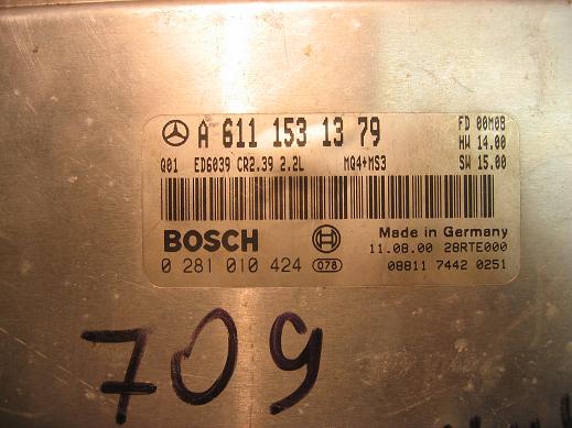 Блок управления двигателем Mercedes 6111531379