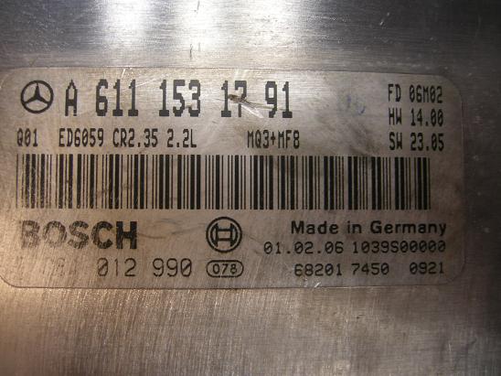 Блок управления двигателем (ECU) Mercedes 6111531791