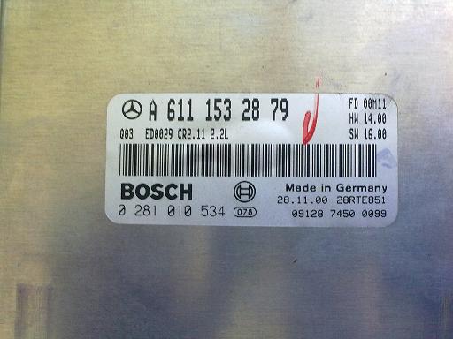 Блок управления двигателем Mercedes 6111532879