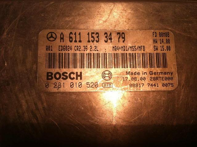 Блок управления двигателем Mercedes 6111533479