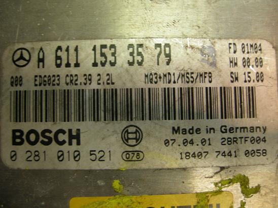 Блок управления двигателем Mercedes 6111533579