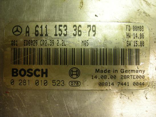 Блок управления двигателем Mercedes 6111533679