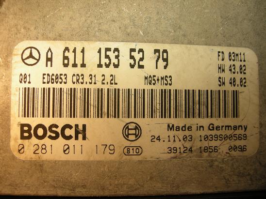 Блок управления двигателем (ECU) Mercedes 6111535279