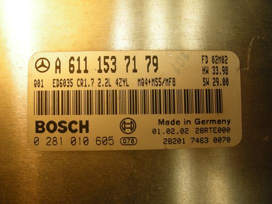 Блок управления двигателем (ECU) Mercedes 6111537179