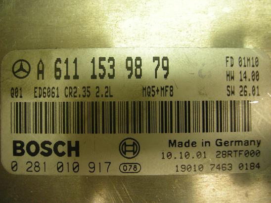 Блок управления двигателем Mercedes 6111539879