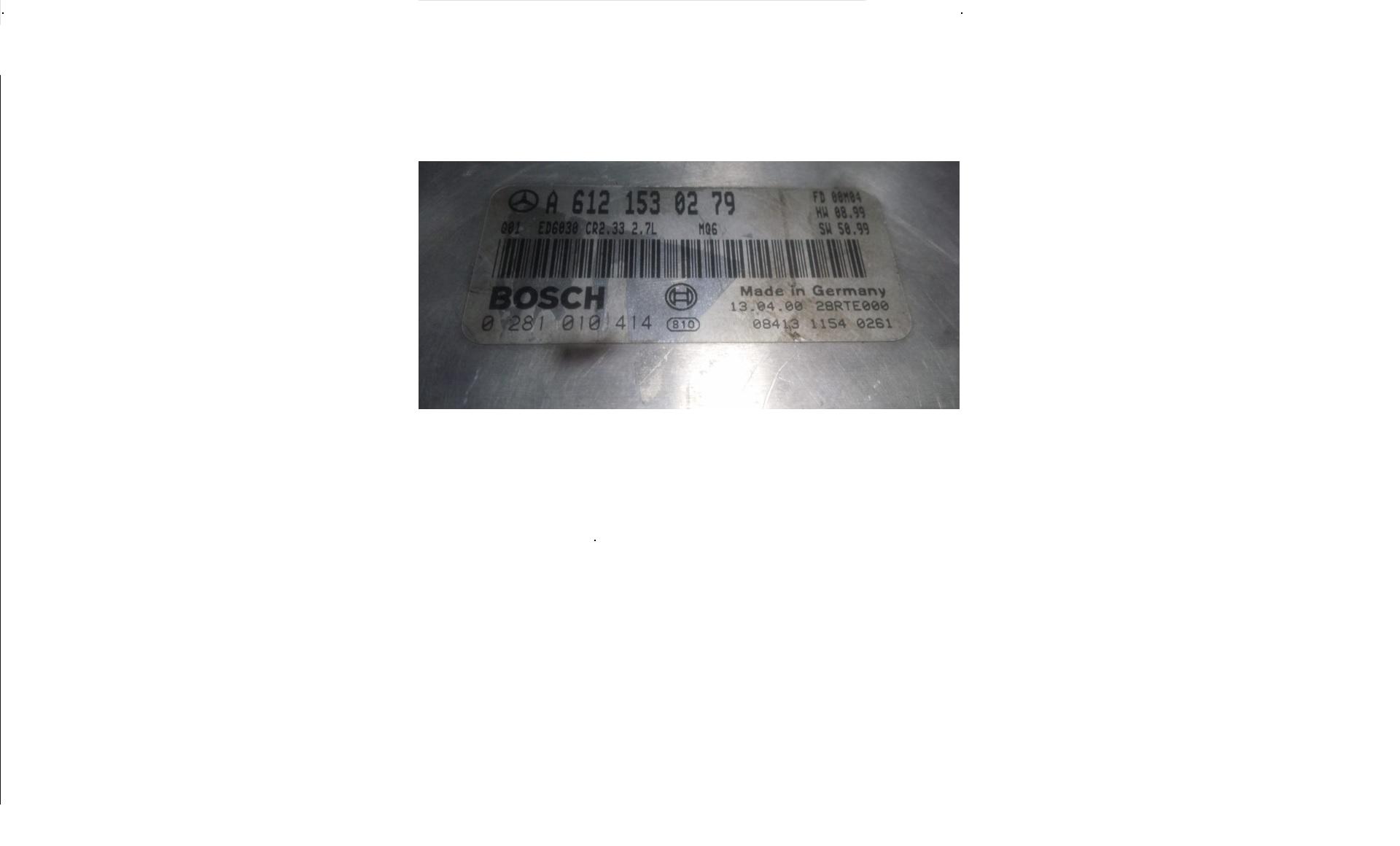 Блок управления двигателем (ECU)Mercedes 6121530279