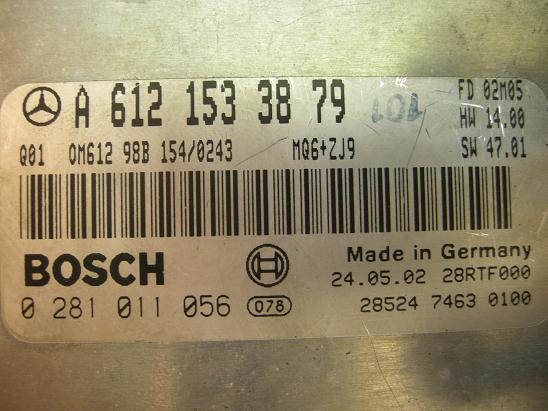 Блок управления двигателем Mercedes 6121533879