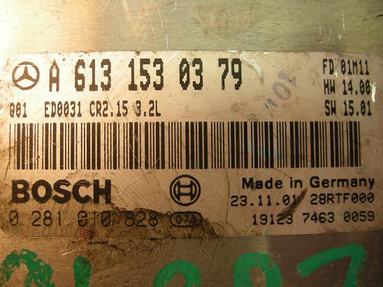 Блок управления двигателем Mercedes 6131530379