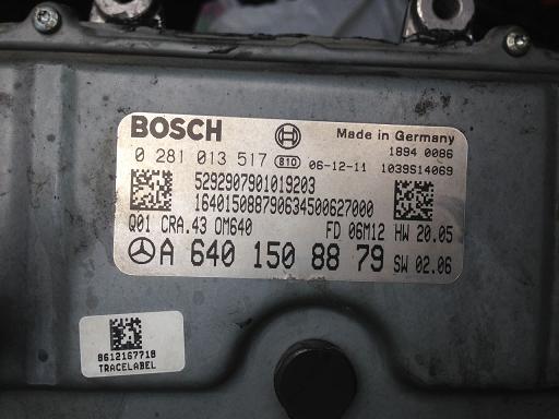 Блок управления двигателем (ECU) Mercedes 6401508879