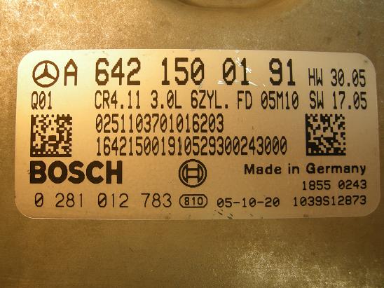 Блок управления двигателем (ECU) Mercedes 6421500191
