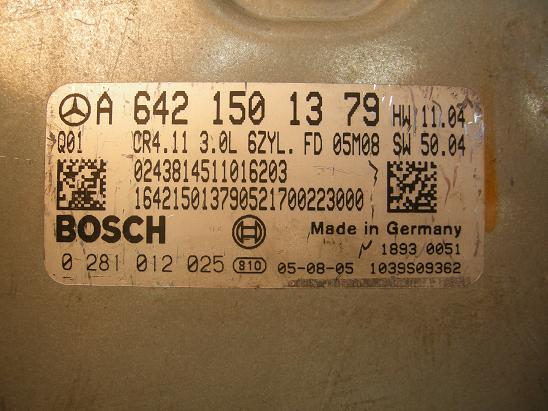 Блок управления двигателем (ECU) Mercedes 6421501379