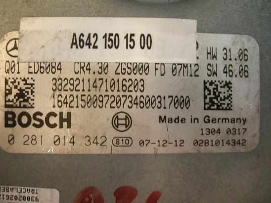 Блок управления двигателем Mercedes 6421501500
