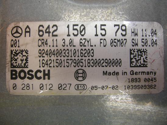 Блок управления двигателем (ECU) Mercedes 6421501579