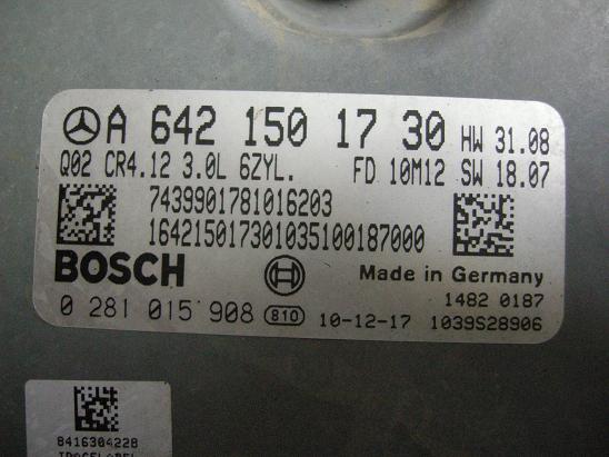 Блок управления двигателем (ECU) Mercedes 6421501730