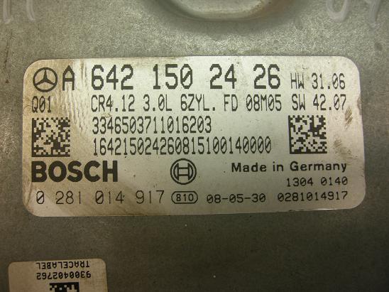 Блок управления двигателем (ECU) Mercedes 6421502426