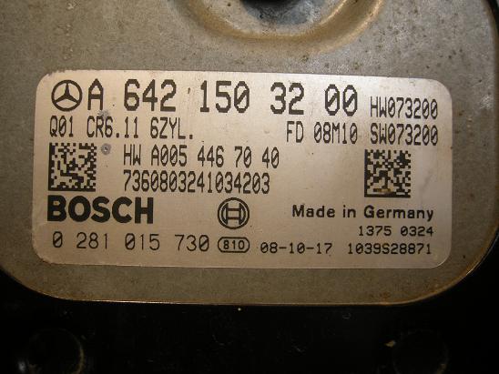 Блок управления двигателем (ECU) Mercedes 6421503200
